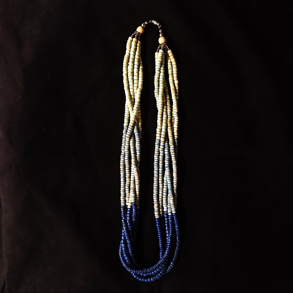 Free People blue ombré necklace